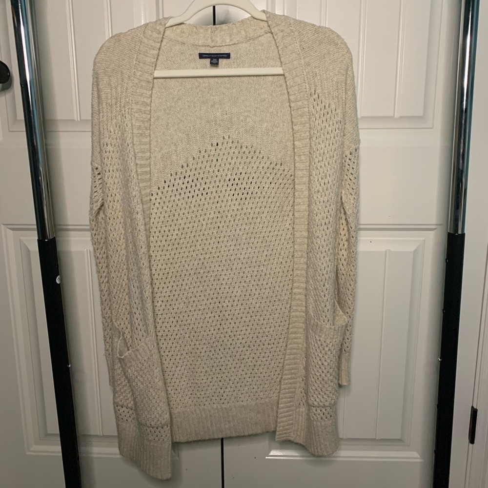 Tan Knitted Cardigan
